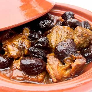 Mijoté d'agneau pruneaux et amandes
