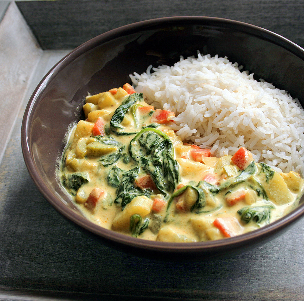 Le Mijoté  de Légumes au Curry Doux, Coco & Citron Vert