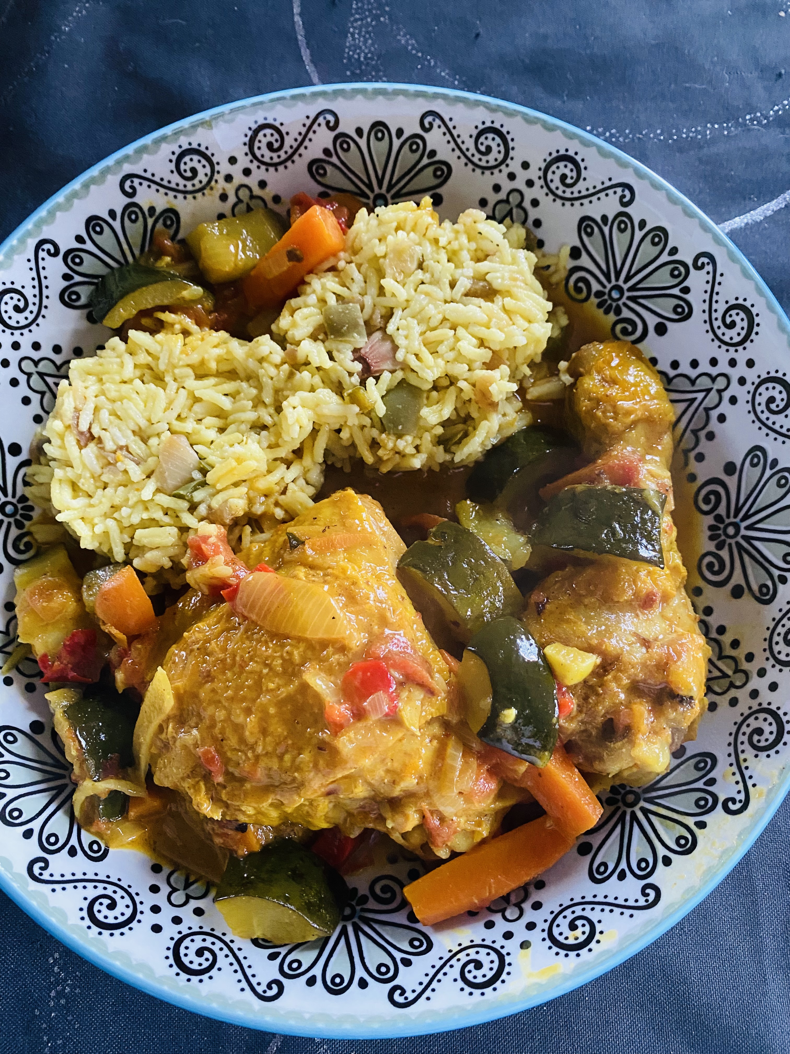 Mijoté de Poulet au Lait de Coco